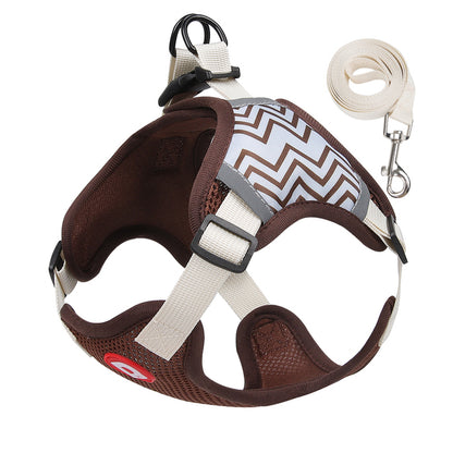 Anti-trek Hondentuig met Riem Set