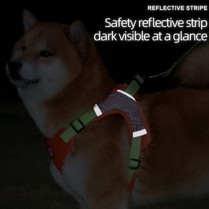 Anti-trek Hondentuig met Riem Set